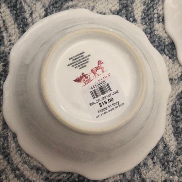 Sur La Table SNOWY LANE CEREAL BOWL - Picture 4 of 8